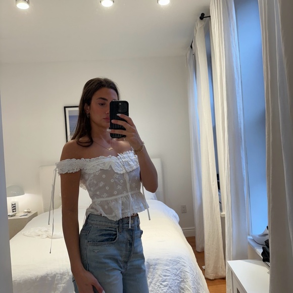 For Love and Lemons Eyelet Top - Picture 2 of 3